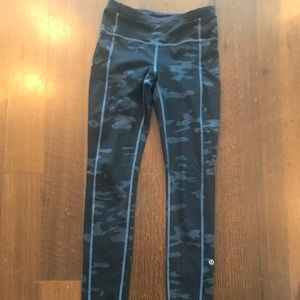 Lululemon Blue Workout Leggings